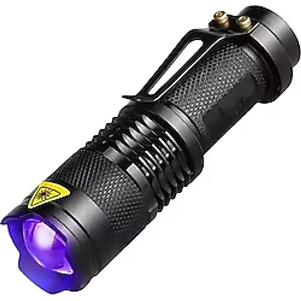 Ceylan Adam UV-102 Ultraviyole Mor Işık Fener, 365 Nm Uv El Feneri, Tırnak Oje Kurutucu, Değerli Taş Tespiti - Çok Renkli