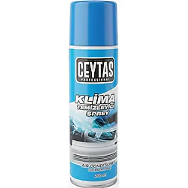 Ceytaş Professional Araç Klima Temizleyici Sprey 200 ml - Oto Klima Radyatör ve Dezenfektan Temiz