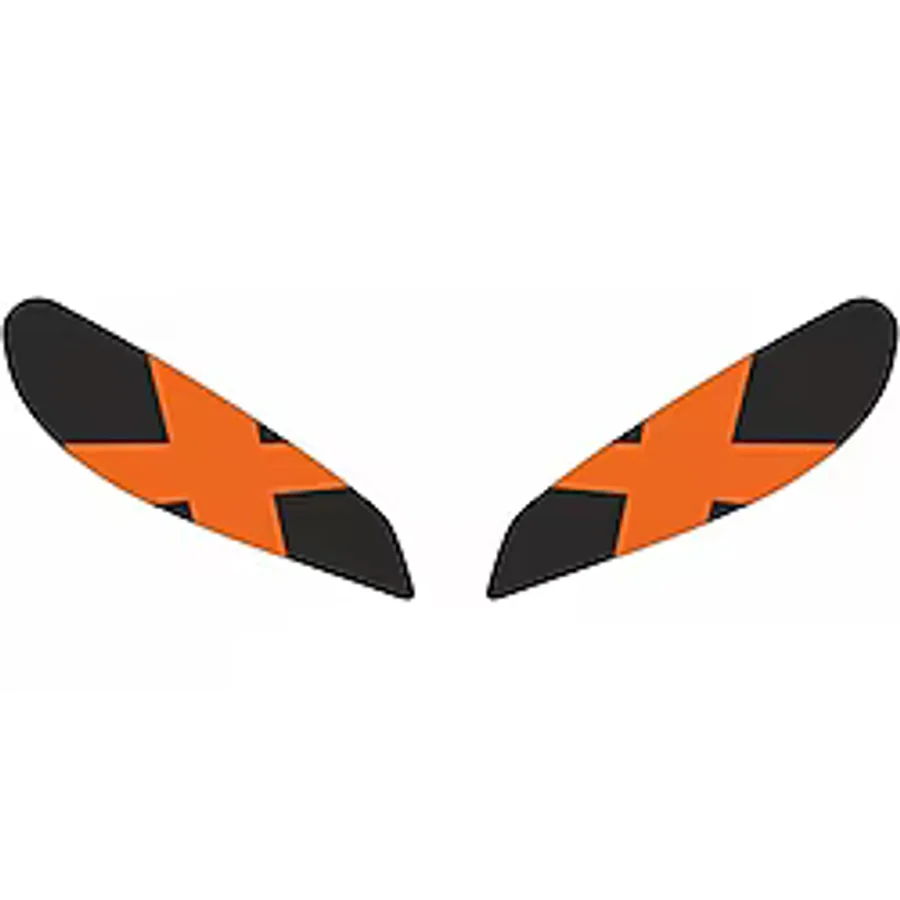 Cf Moto Cf Moto 250 Sr 2020 - 2024 Uyumlu Far Sticker X Turuncu