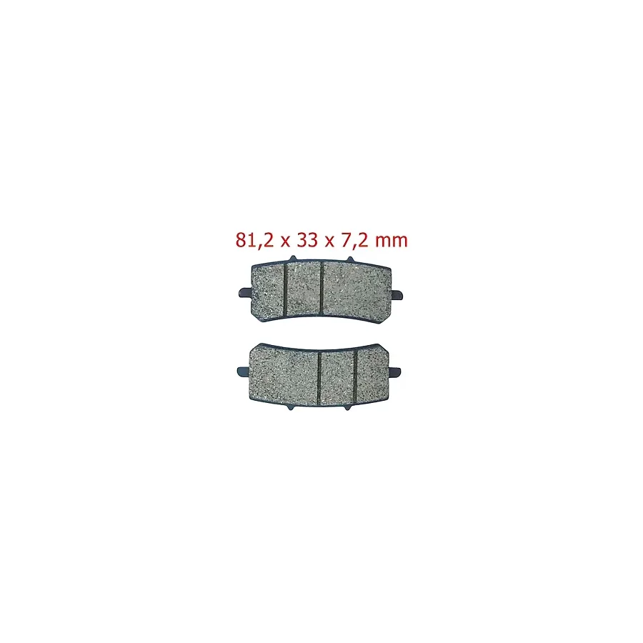 CF MOTO NK 150-250 ÖN FREN DİSK BALATASI ABS