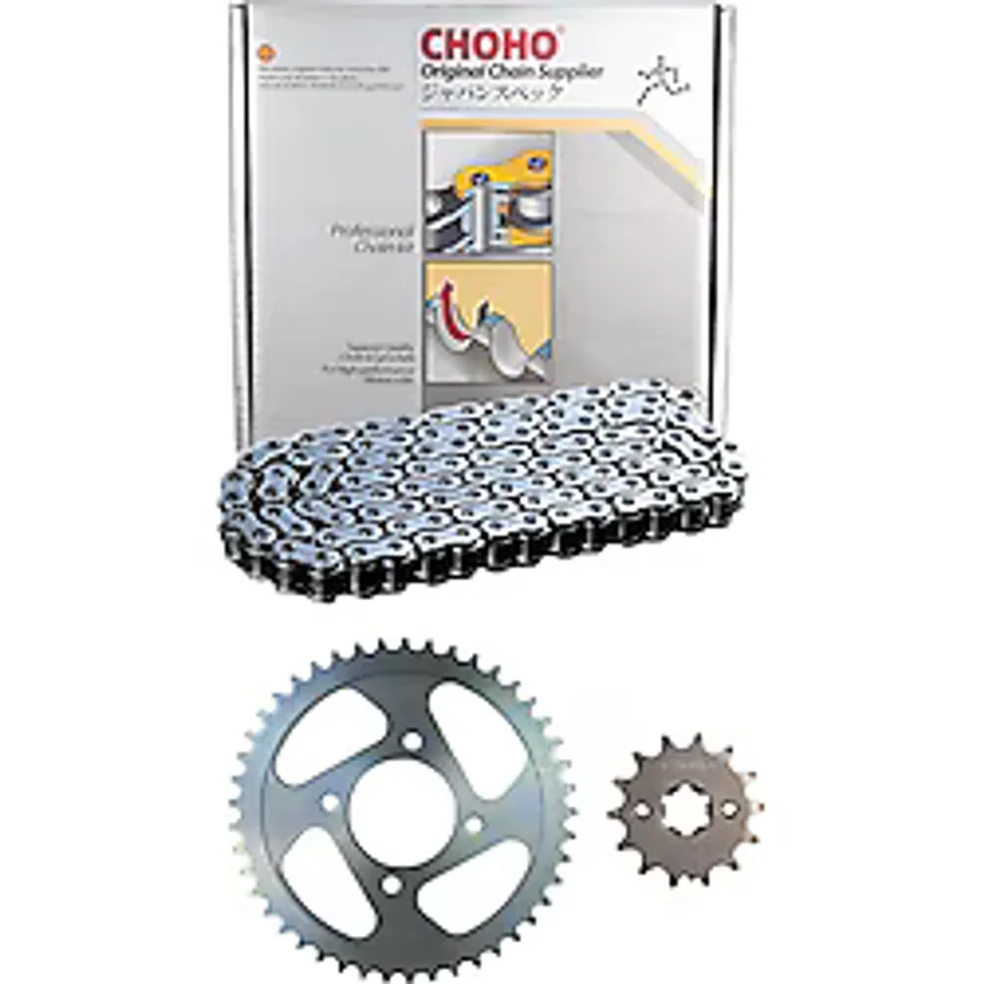 Cfmoto Nk 150 Zincir Dişli Seti Choho (Dişliler Ön 14T Arka 45T)SIYAH Oringli Zincir Arasmto