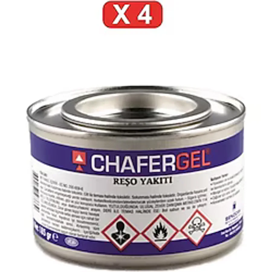 CHAFERGEL Reşo Yakıtı 185 gr X 4 Adet