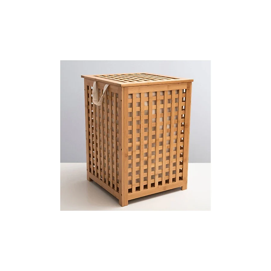 Chakra Bambu S Natural 58x40x40 cm Çamaşır Sepeti