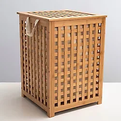 Chakra Bambu S Natural 58x40x40 cm Çamaşır Sepeti
