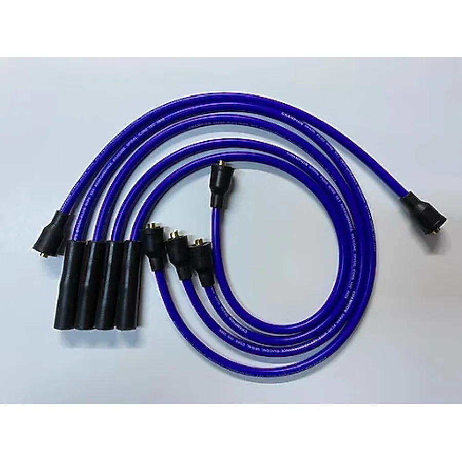 CHAMPION SPARK PLUG WIRE SET Ford Taunus 1.6 8v 79-92 4cc 8.5 Mm Mavi Silikon Performans Buji Kablosu