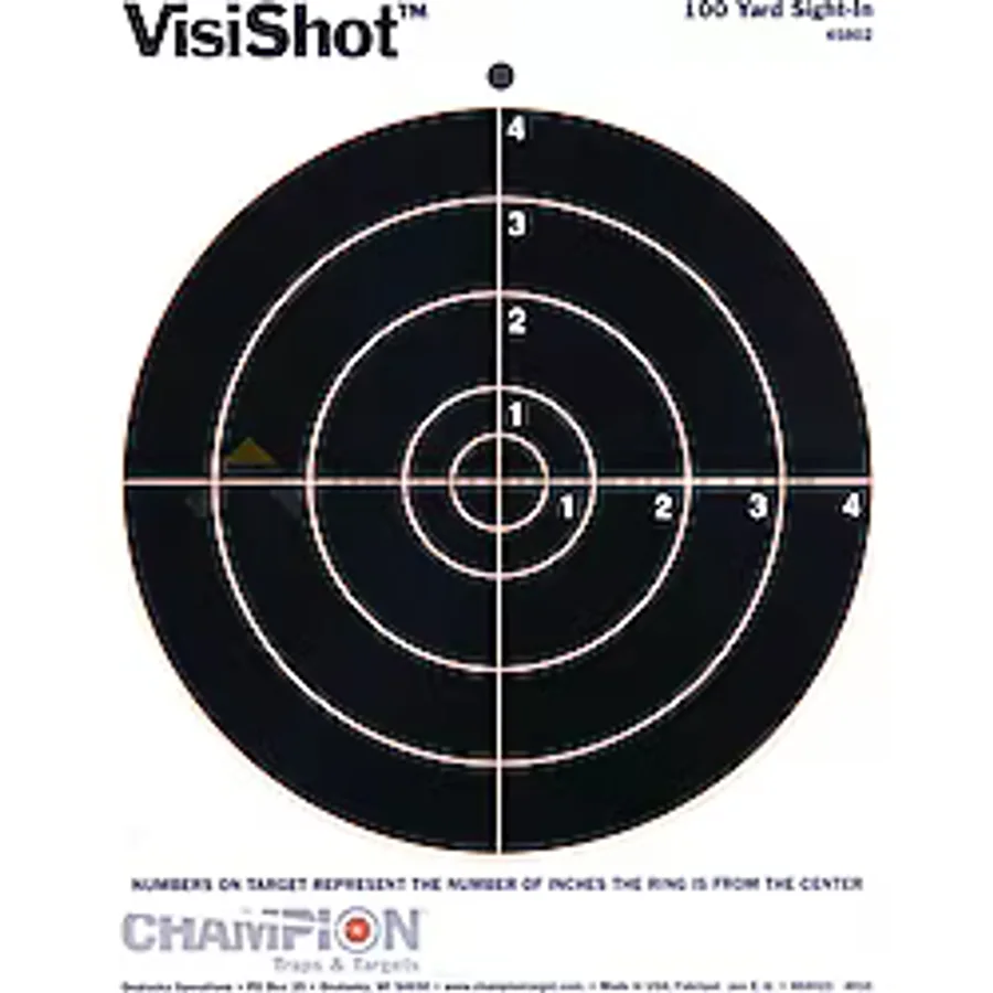 Champion Target Visishot 100 Metre Hedef Kağıdı (10 Adet)