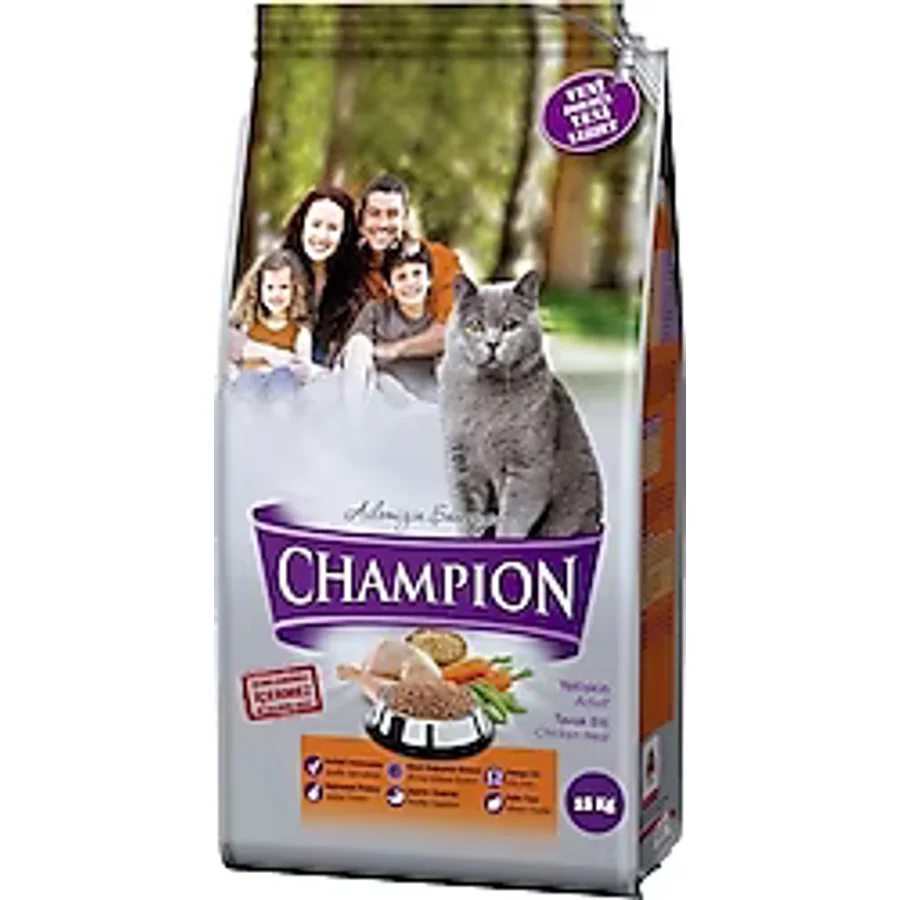 Champion Tavuklu 15 kg Yetişkin Kedi Maması