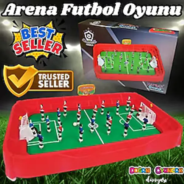 Champions Arena Futbol Oyunu - Futbol Maçı Oyuncak - Futbol Oyuncakları - Top Oyuncak Langırt Setler