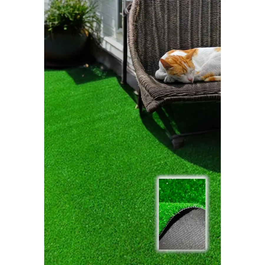 Chandler Home Çim Halı, 7 mm Çim, Yeşil 150X250 Cm, Suni Çim, Yapay Çim Halı - 150 x 250 cm