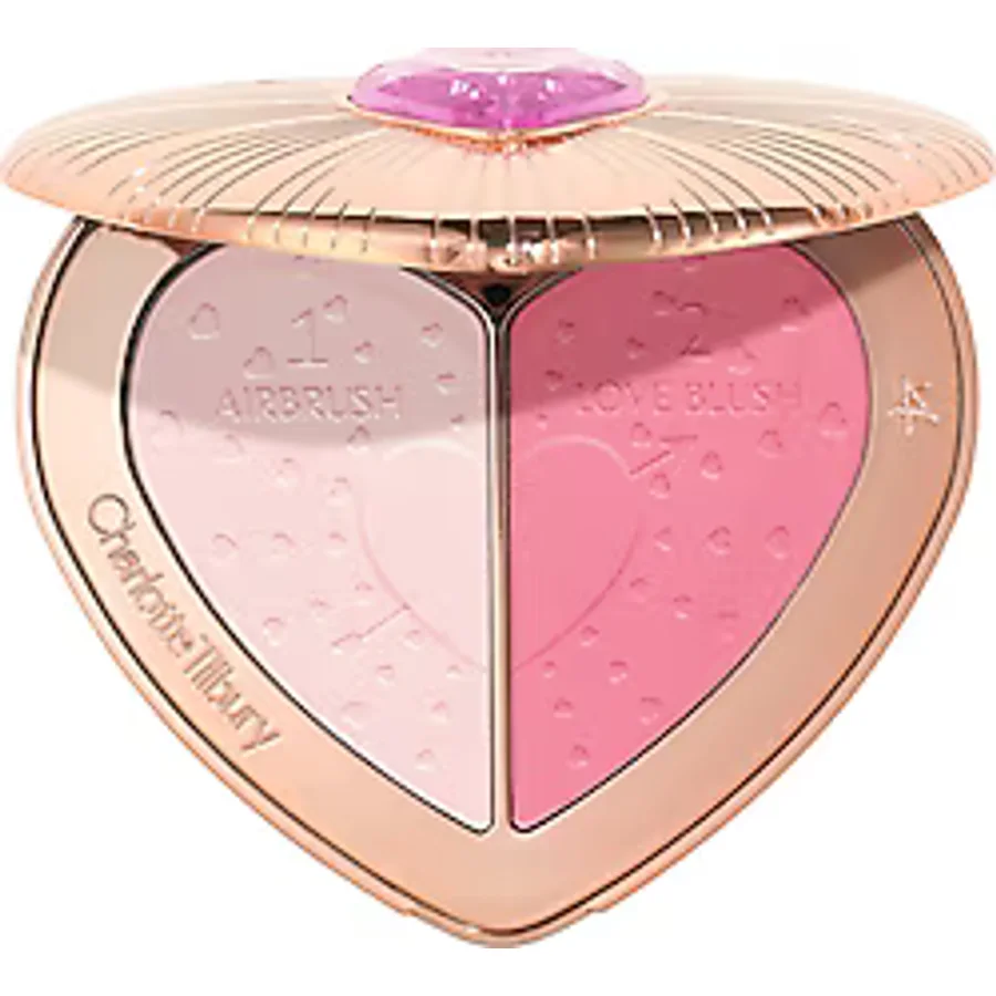 Charlotte Tilbury Pillow Talk Beauty Soulmates Flawless Pink Pudra ve Allık Paleti