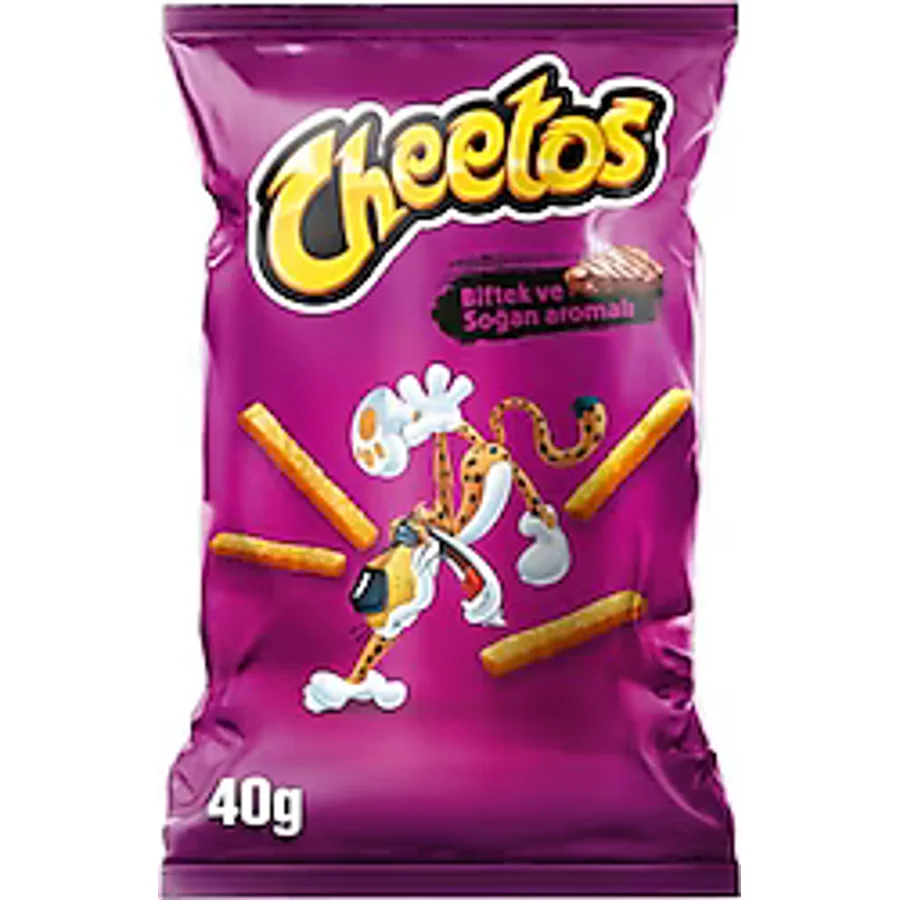Cheetos Biftekli ve Soğan Aromalı Mısır Çerezi 40 gr
