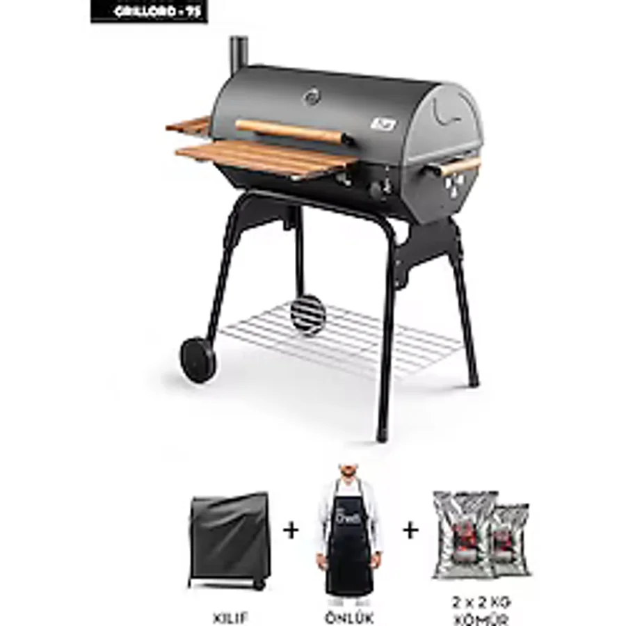 Cheffi Grillord-75 Kömürlü Mangal Barbekü