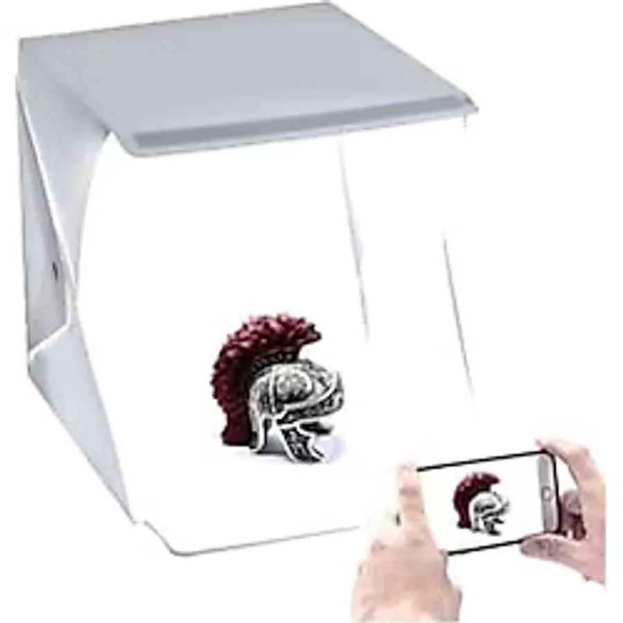 Chermik Fotoğraf Ürün Çekim Çadırı 23 x 23 Led Işıklı Stüdyo