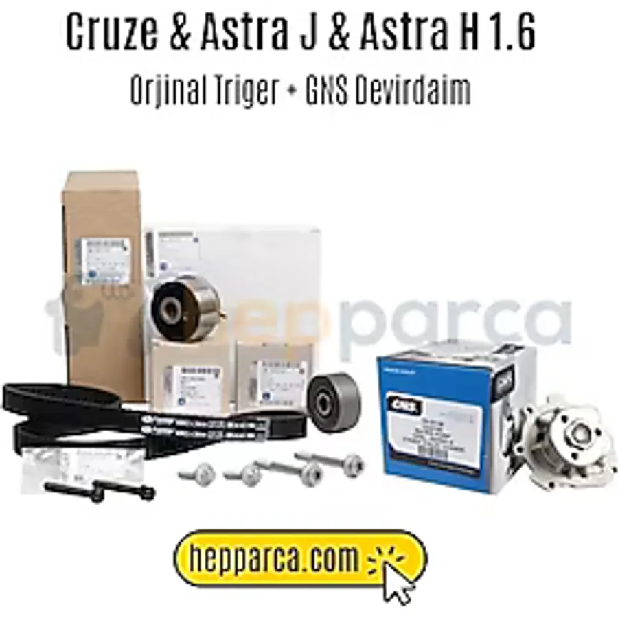 Chevrolet Cruze 1.6 Orjinal Triger Seti ve GNS Devirdaim Seti