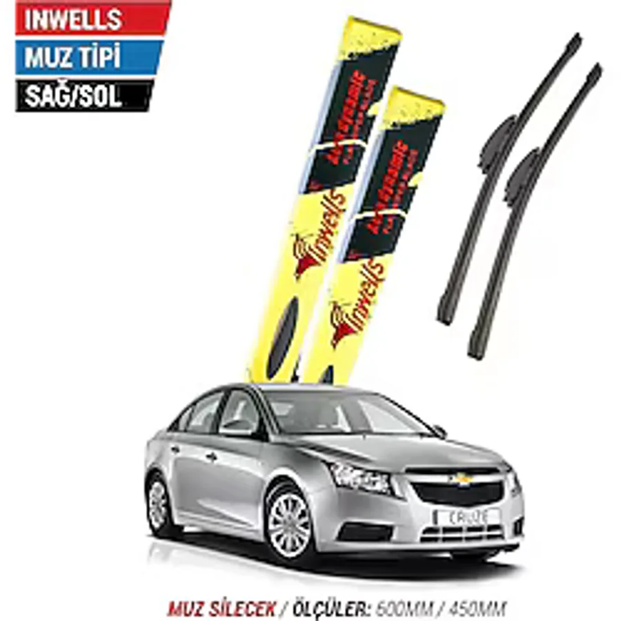 Chevrolet Cruze İnwells Muz Silecek Takımı (2009-2013)