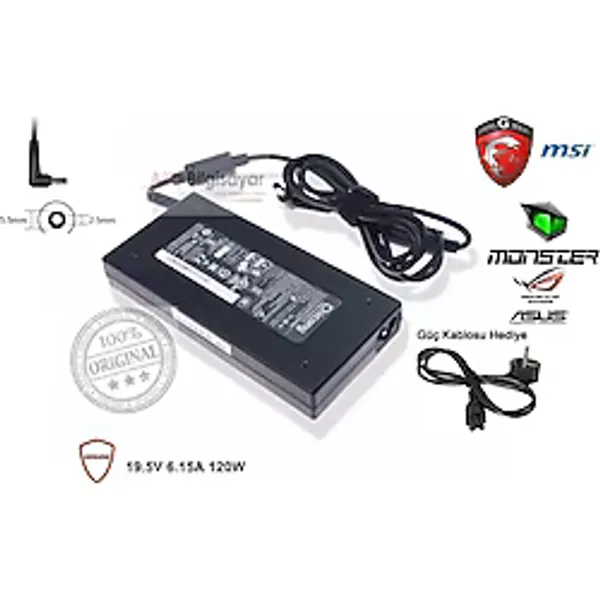 Chicony 120w 19.5v 6.15A Adaptor Şarj Aleti A15-120P1A
