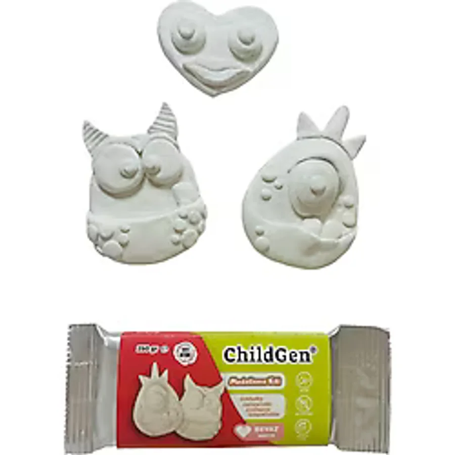 ChildGen Air-Dry Beyaz Doğal Modelleme Kili