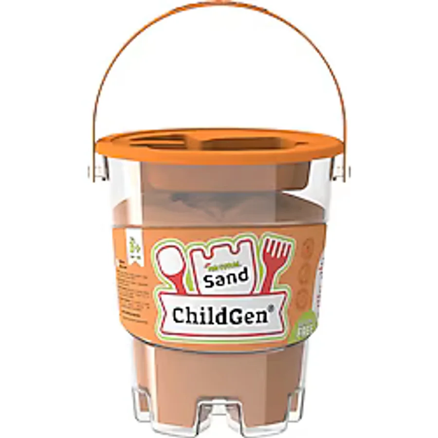 ChildGen Doğal Kinetik Oyun Kumu 500gr - Turuncu
