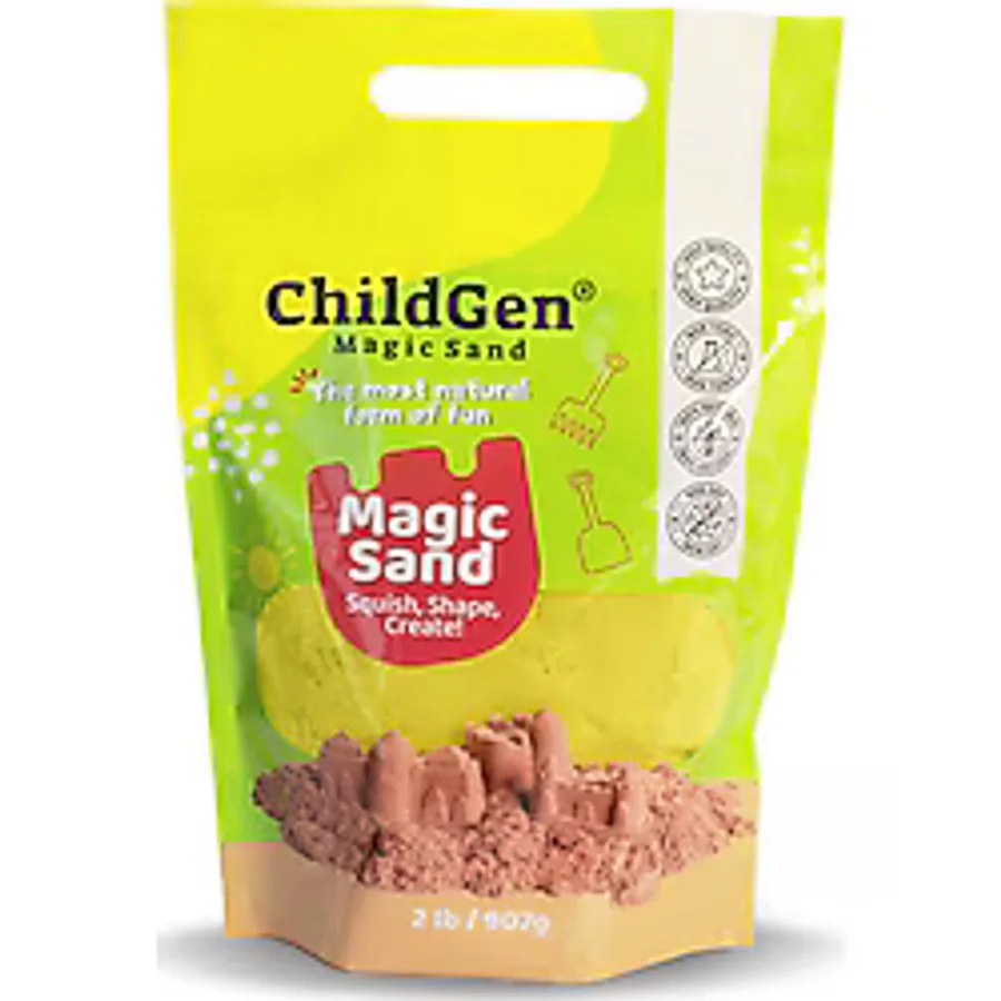 ChildGen Sarı Doğal Kinetik Kum Refill Paket 907 gr