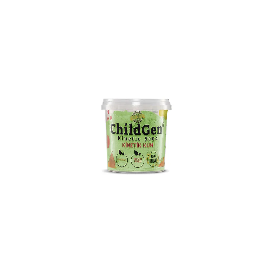 ChildGen Yeşil Doğal Kinetik Kum 500 gr