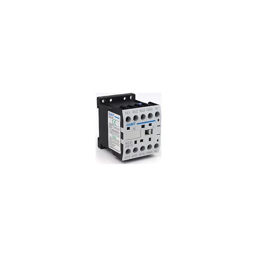 Chint NC6-0910 9A 4kw Mini Kontaktör - 1 No Yardımcı Kontaklı Endüstriyel Pano Tipi Şalt - 9 A