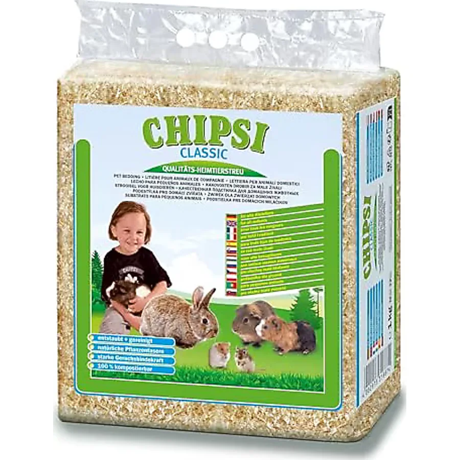 Chipsi Classic Doğal Kemirgen Talaşı 1000 Gr (15 Lt)