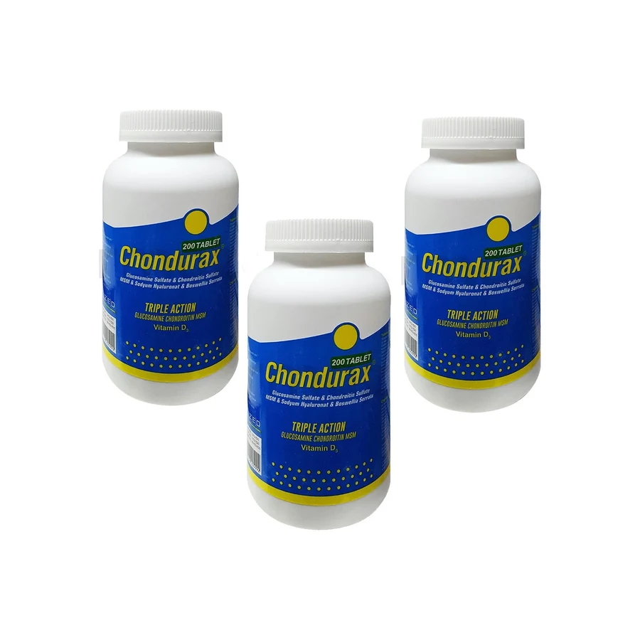 Chondurax Glucosamine Chondroitin MSM 200 Tablet 3'lü