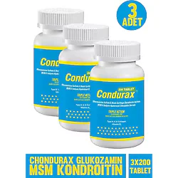 Chondurax Glucosamine Chondroitin MSM 200 Tablet 3'lü