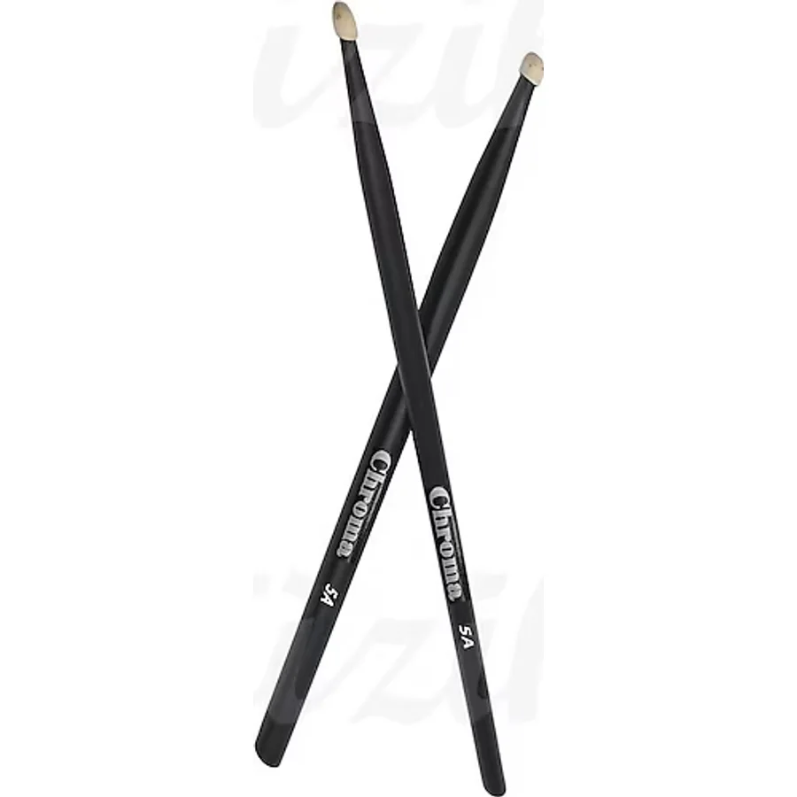 Chroma Baget Siyah - Davul - Bateri Bageti Drumsticks 5A Puruzsuz Yuzey