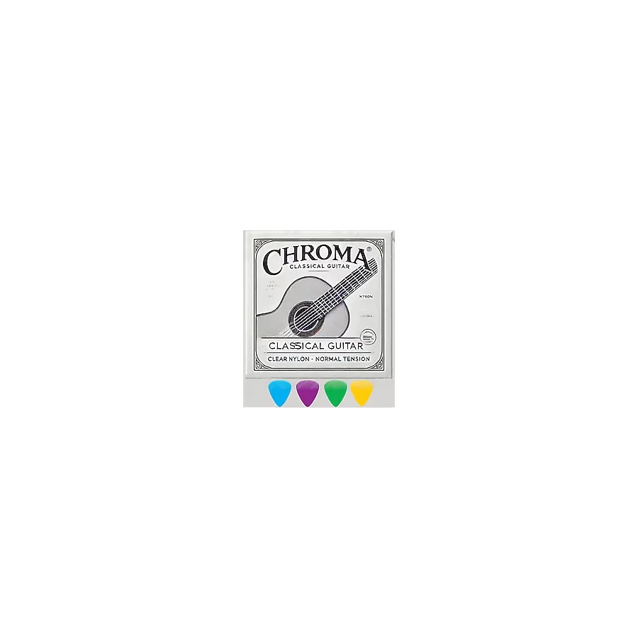 Chroma Klasik Gitar Teli Takımı + 4 Pena
