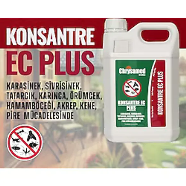 Chrysamed Konsantre Ec Plus 5 Lt Böcek Haşere İlacı