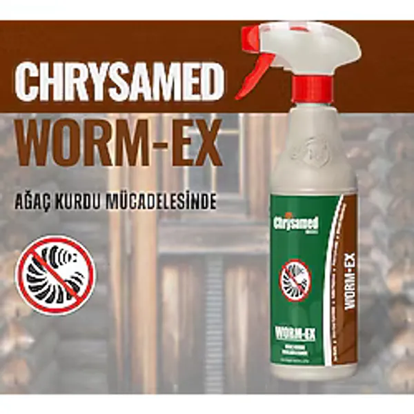 Chrysamed Worm-Ex Ağaç / Tahta Kurdu 500 ml Böcek Haşere İlacı