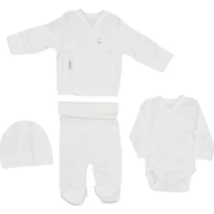 Ciccim Baby Prematüre 4'lü Bebek Zıbın Seti 4948