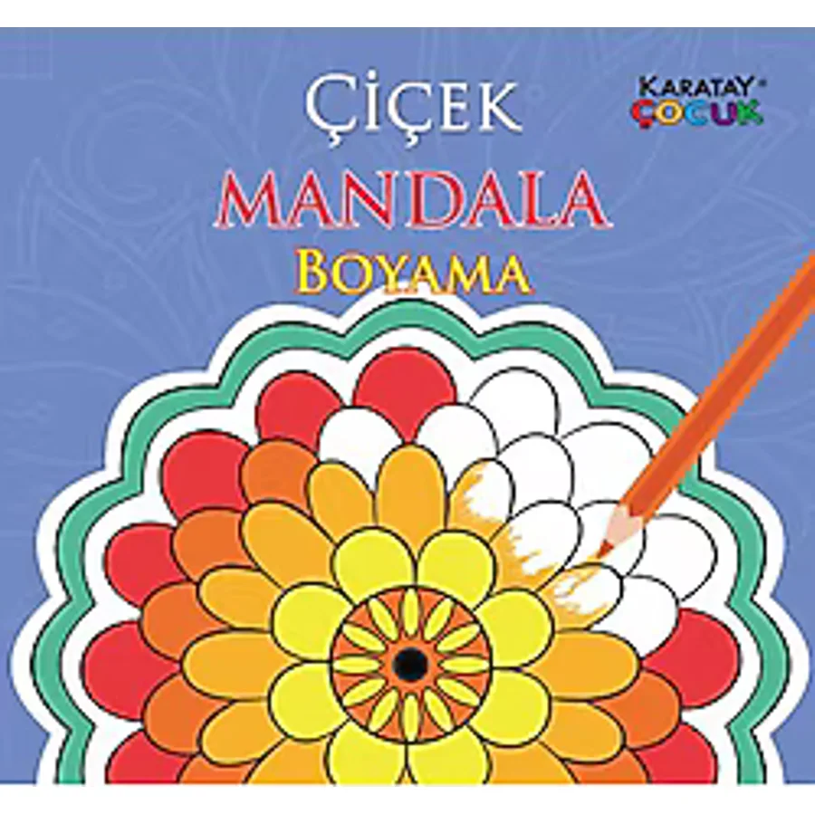 Çiçek Mandala Boyama - Kolektif