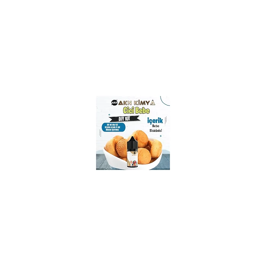 Cici Bebe Dıy Kit Bebe Bisküvisi Gıda Aroması %20 Oranda Aroma İçerir (Hazır Değildir )