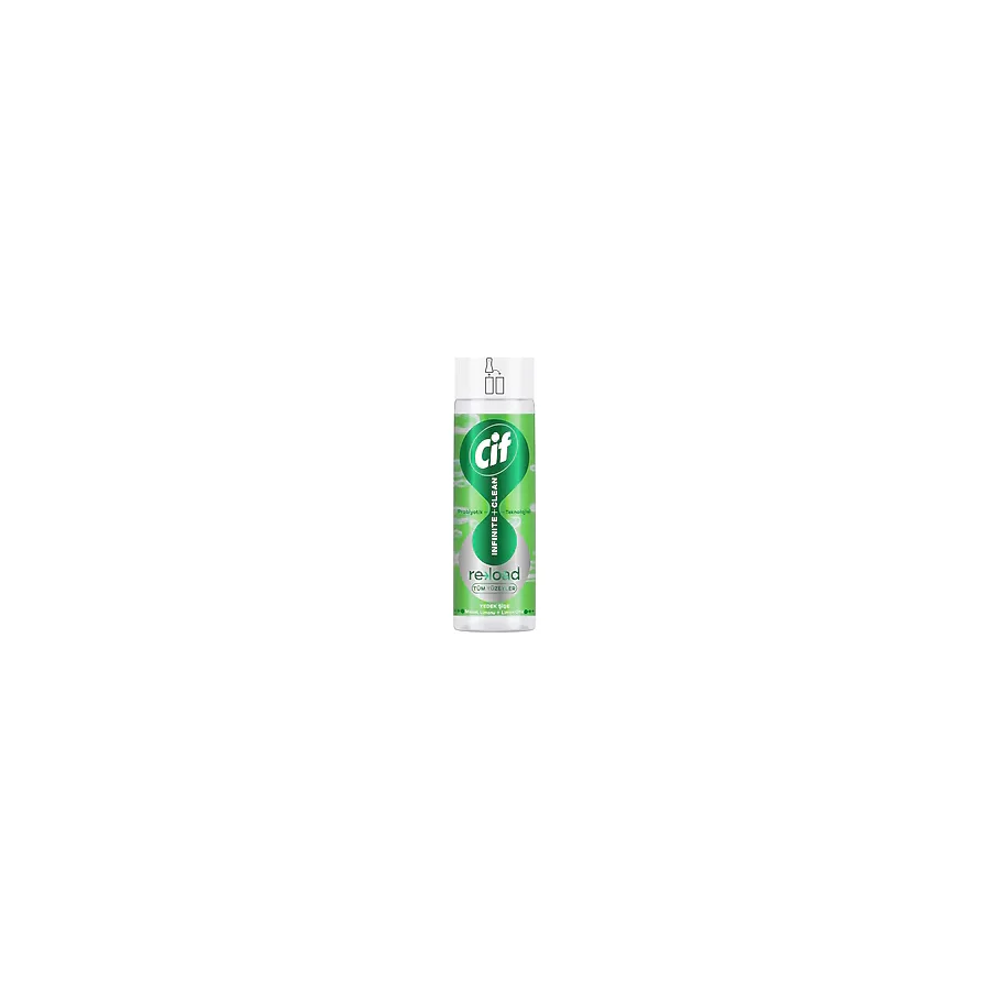 Cif Infinite Clean Probiyotikli Misket Limonu ve Limon Otu Yüzey Temizleyici Yedek Şişe 280 ml