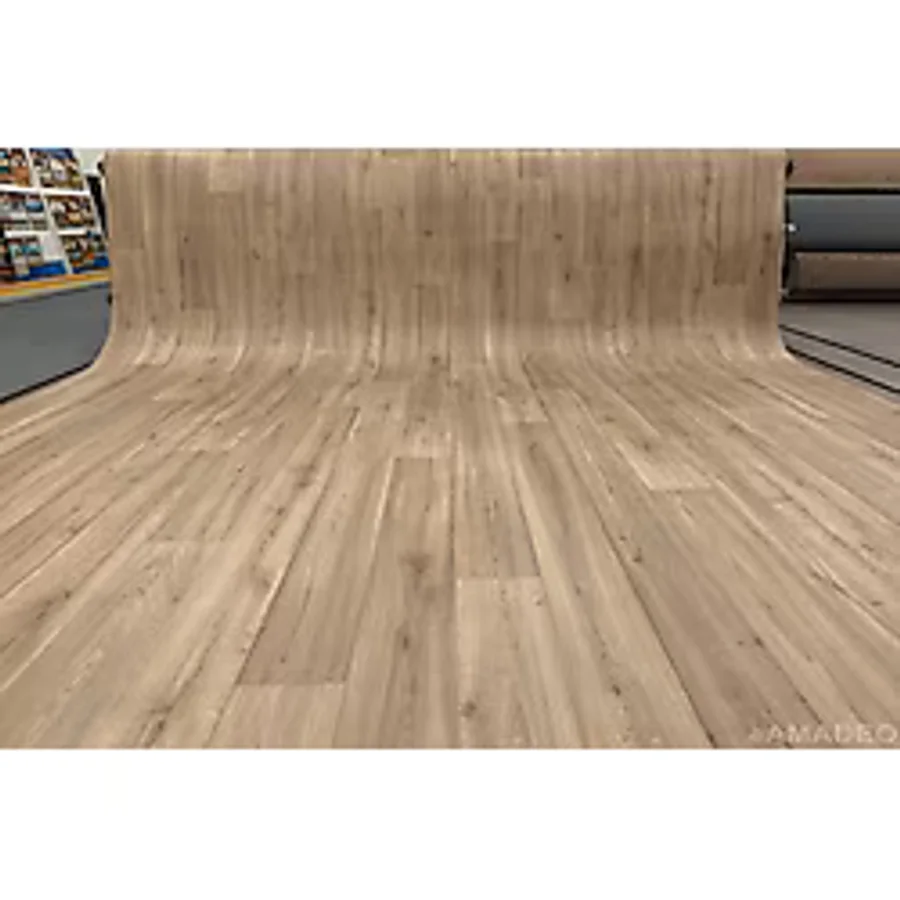 Çiftçi Plasmar Ağaç Ahşap Desen - Pvc Zemin Kaplama - Keçeli Kalın - Yer Döşemesi Mineflo Soba Altı Parke Desen Kesmea 3mm - 150x200