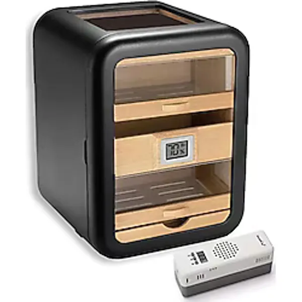 CigarLoong Skylight Siyah Elektronik Humidor