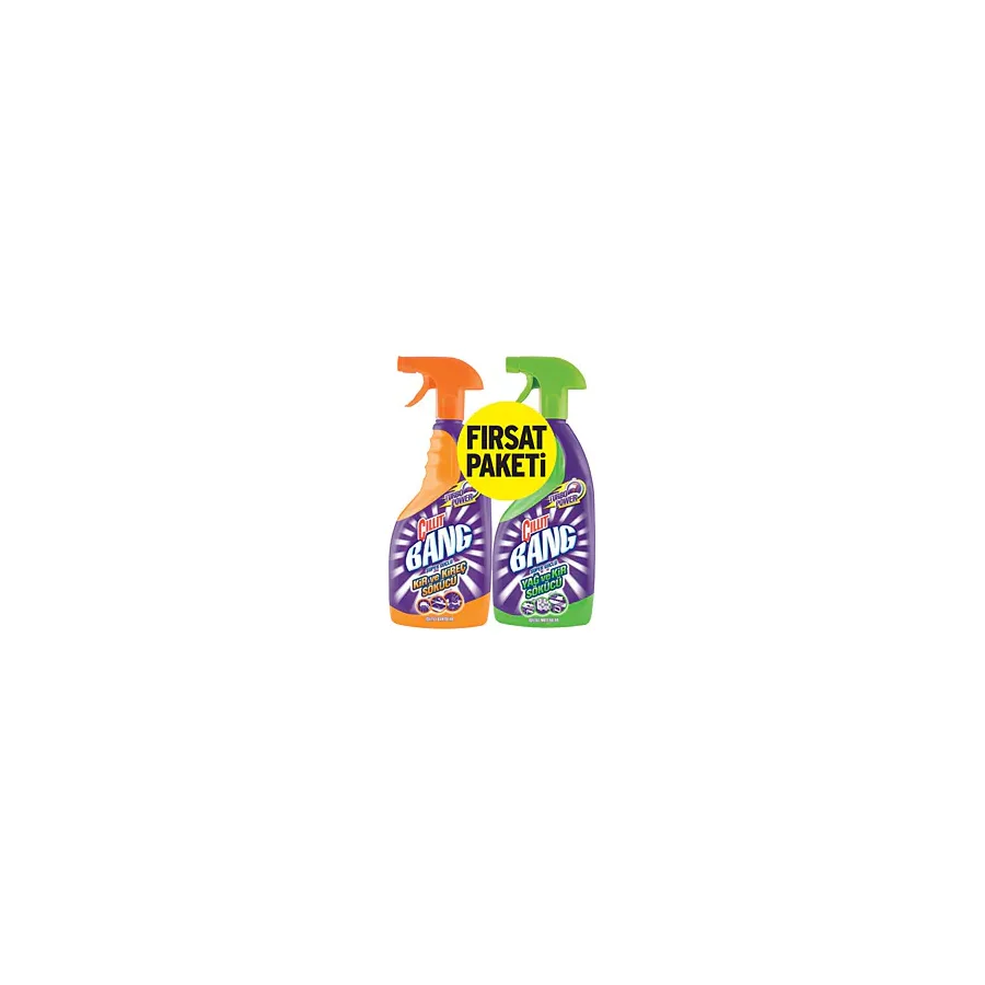 Cillit Bang Yağ Çözücü 750 ml + Kireç Sökücü 750 ml