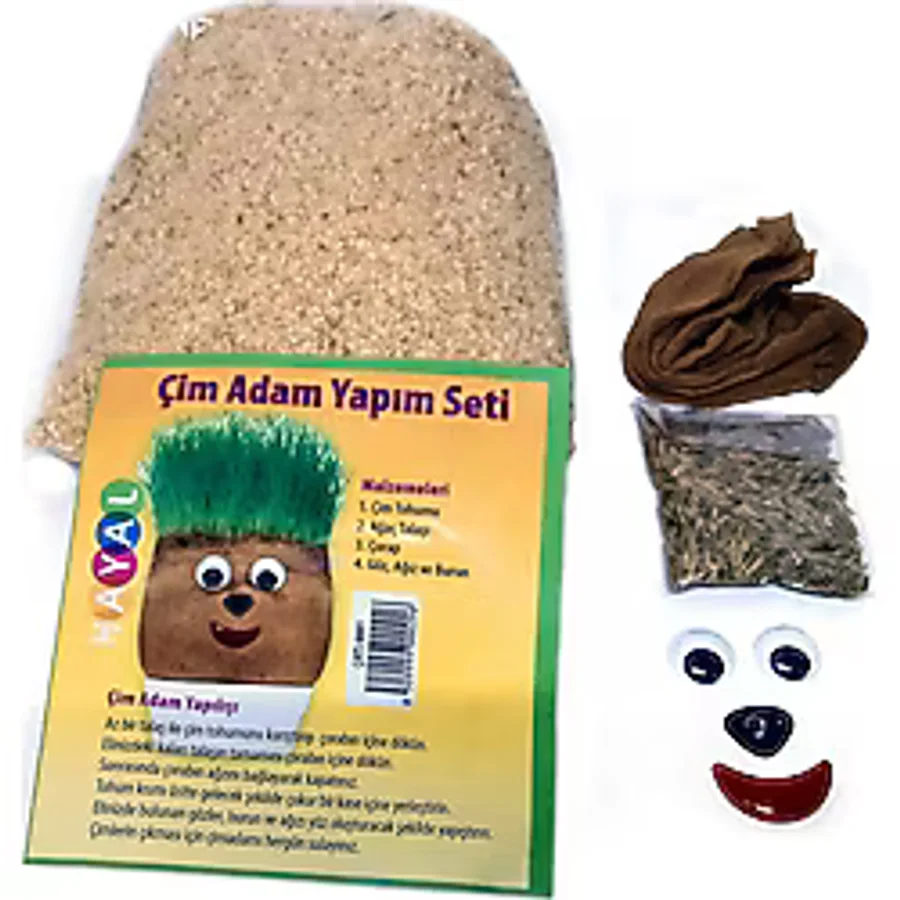 Çim Adam Yapım Seti - 15 Adet Çim Adam