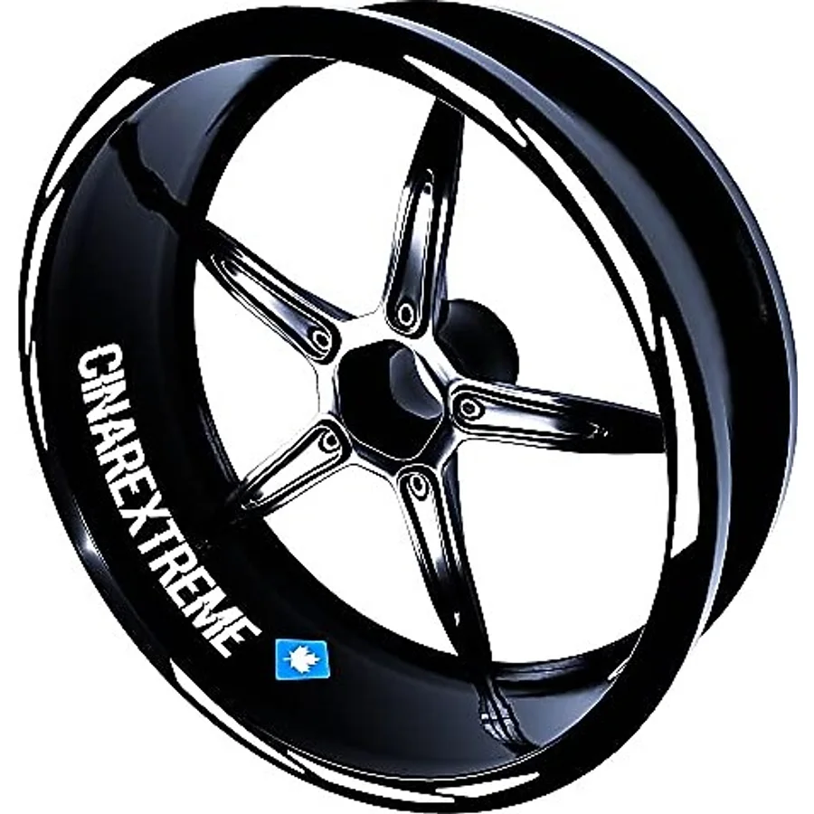 Çınar Extreme 3 Parça Tasarımlı Süt Beyaz Jant Şeridi Sticker