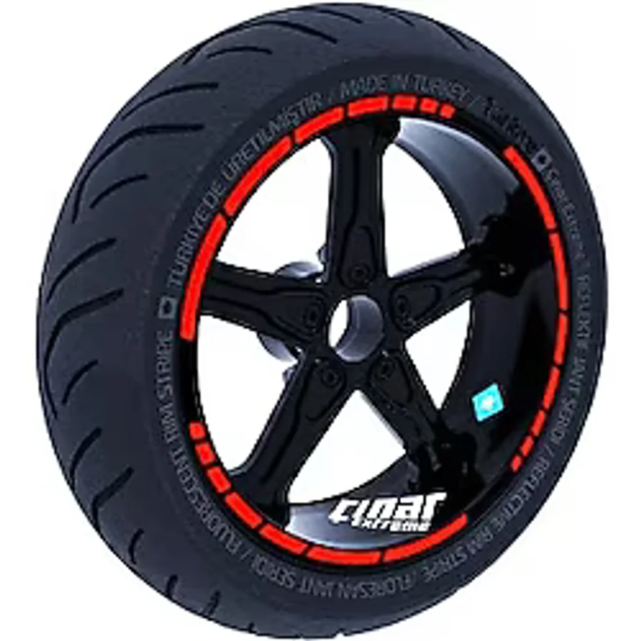 Çınar Extreme Moto GP Stili Taksi Sarısı Jant Şeridi Sticker