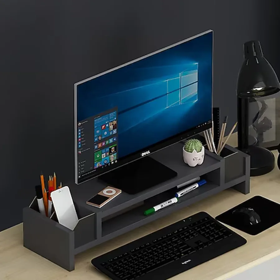 Çınar Monitör Yükseltici - 686x146 - Antrasit - Siyah