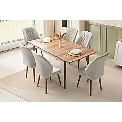 Cınar Yemek Masası+6 Sandalye