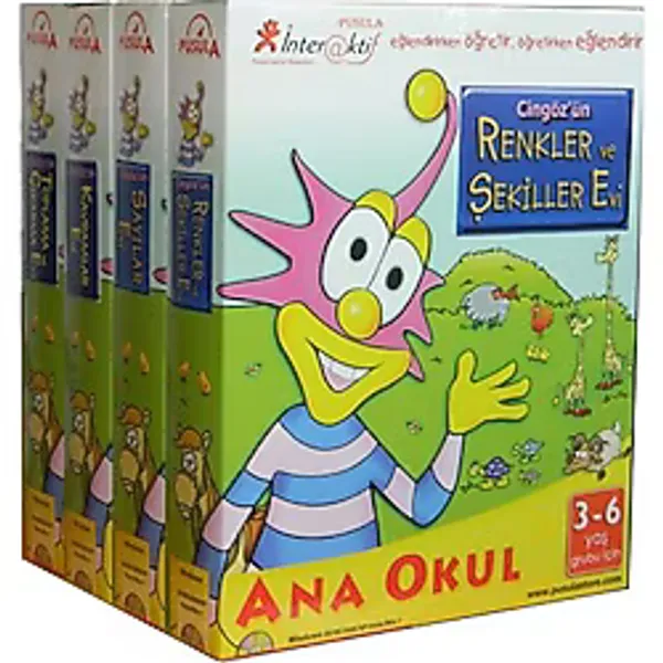 Cingöz Okul Öncesi Eğitim Seti 4 Cd-Rom