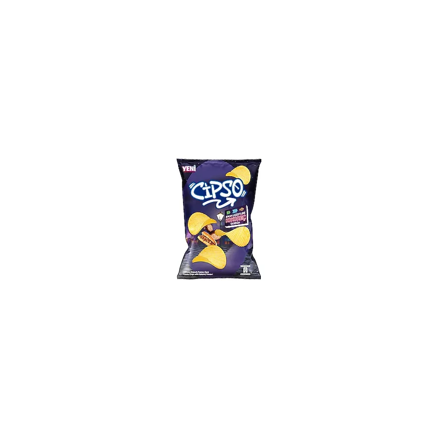 Cipso Tırtıklı Kokoreç Cips 125 gr