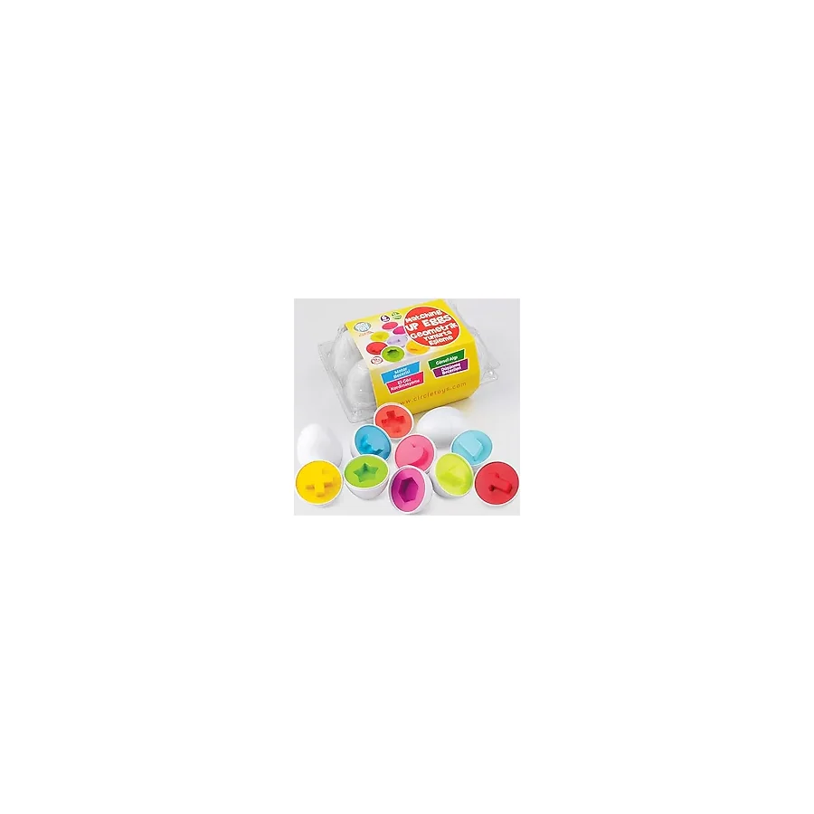 Circle Toys 6'lı Geometrik Yumurta Eşleme Oyunu