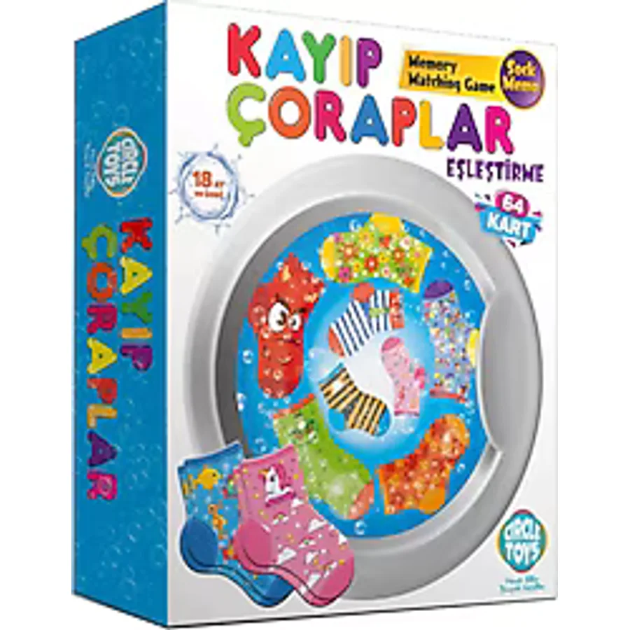 Circle Toys Kayıp Çoraplar Eşleştirme Kartları Oyunu