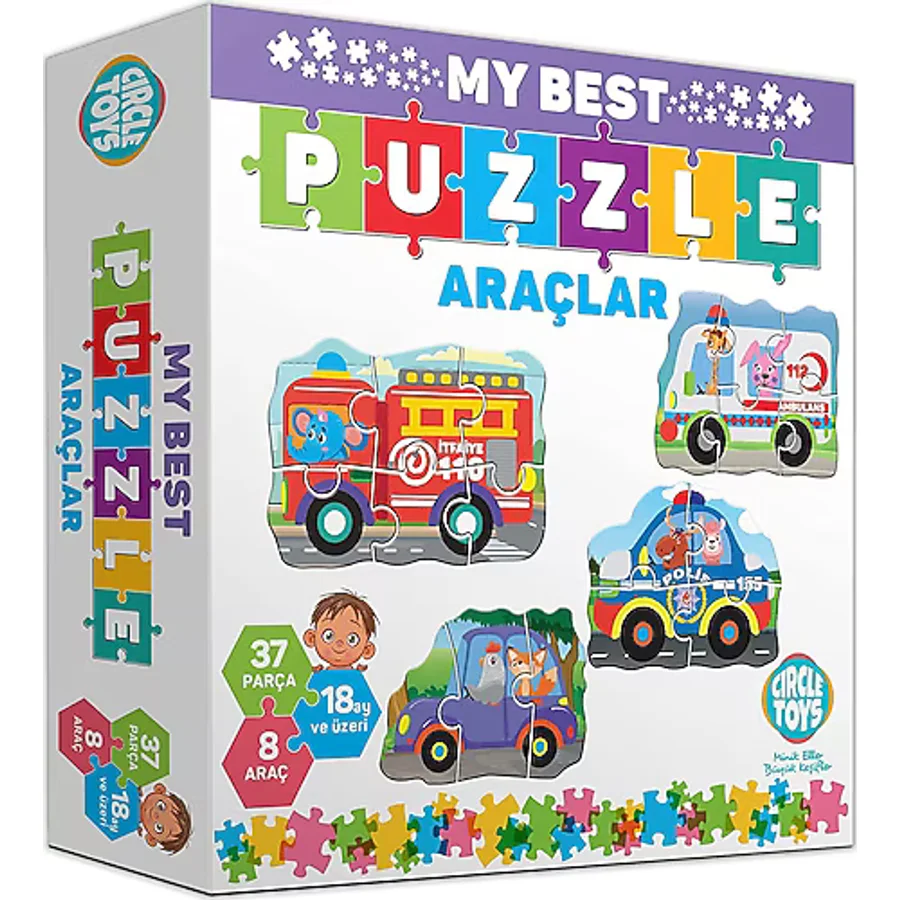Circle Toys My Best Puzzle Araçlar