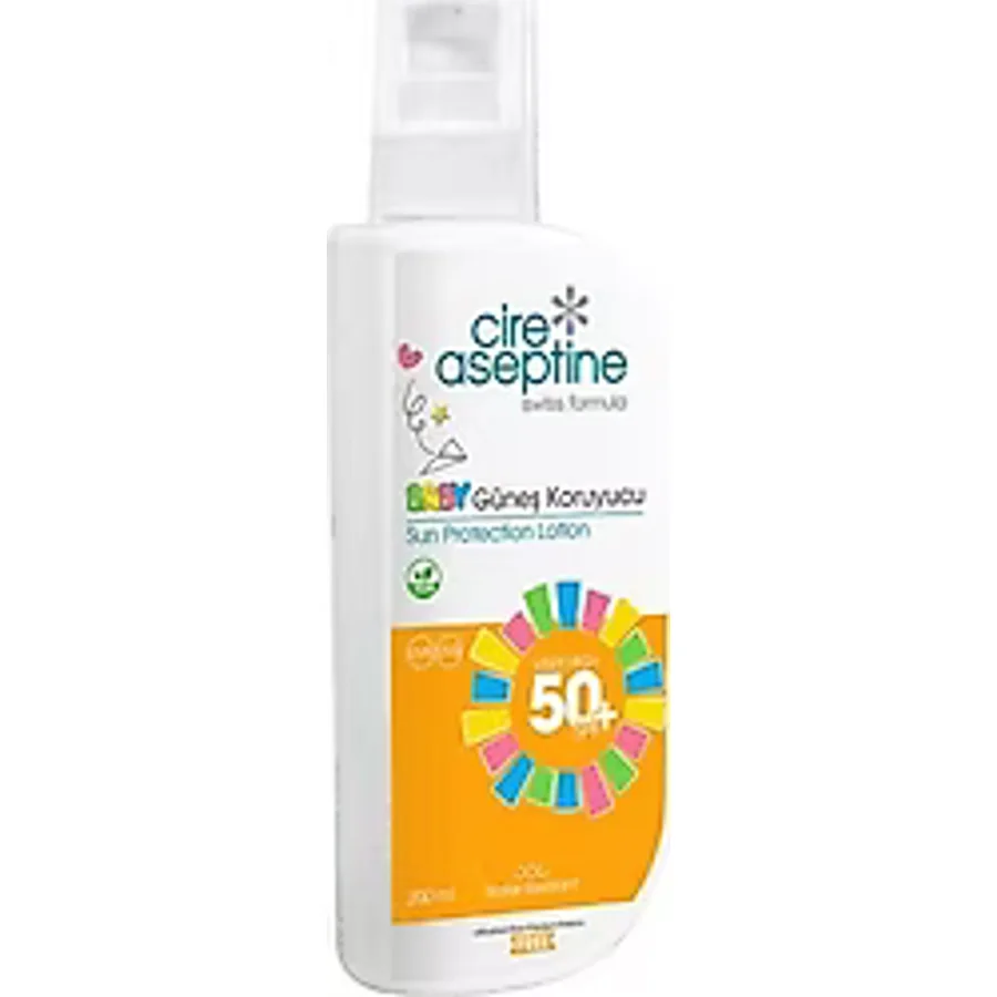 Cire Aseptine 200 ml 50 Faktör Bebek Güneş Losyonu